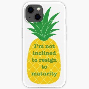 I'm not inclined to resign to maturity iPhone Case